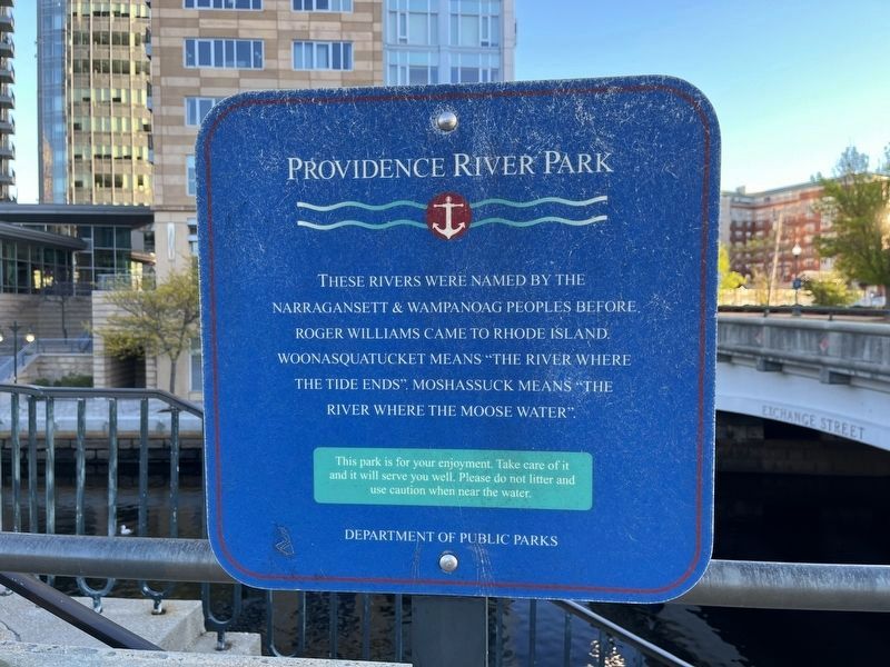 Providence River Park Marker image. Click for full size.