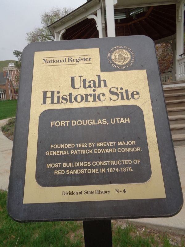 Fort Douglas, Utah Marker image. Click for full size.