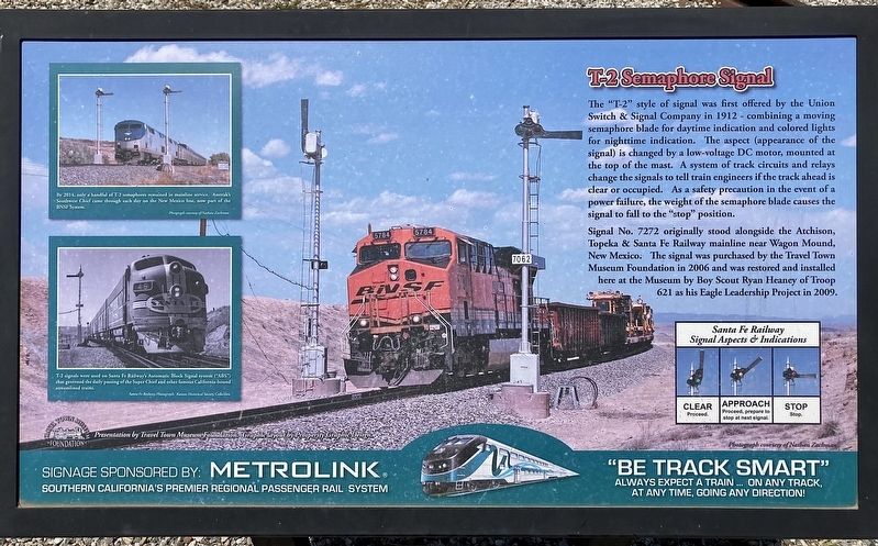 T-2 Semaphore Signal Marker image. Click for full size.