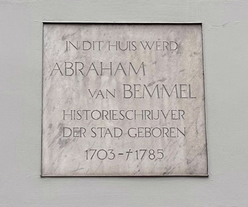 Abraham van Bemmel Marker image. Click for full size.