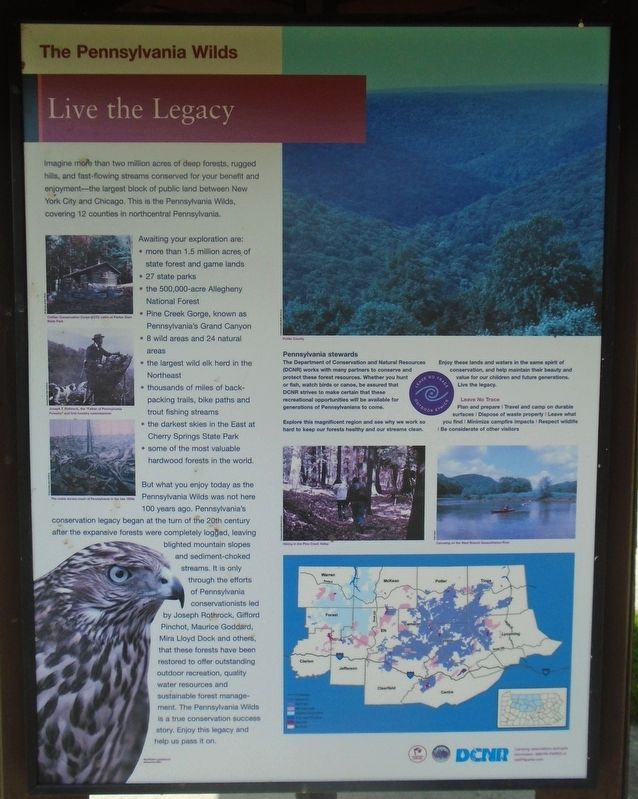 Live the Legacy Marker. Click for full size. Live the Legacy Marker image. Click for full size.