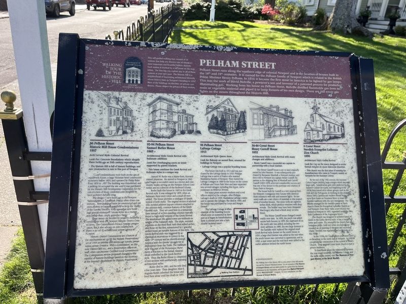 Pelham Street Marker image. Click for full size.