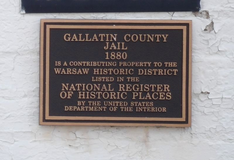 Gallatin County Jail Marker. Click for more information. Gallatin County Jail Marker image. Click for more information.