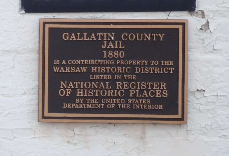 Gallatin County Jail Marker image. Click for more information.