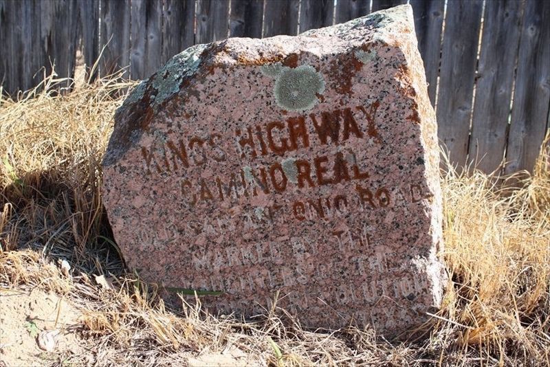 Kings Highway Camino Real � Old San Antonio Road Marker image. Click for full size.