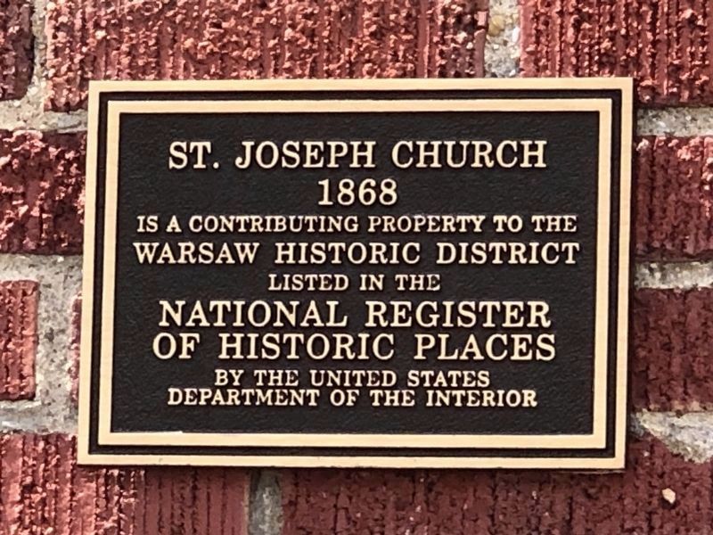 St. Joseph Church Marker. Click for more information. St. Joseph Church Marker image. Click for more information.