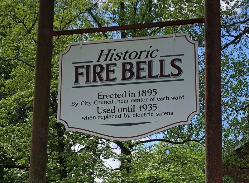 Historic Fire Bells Marker image. Click for full size.