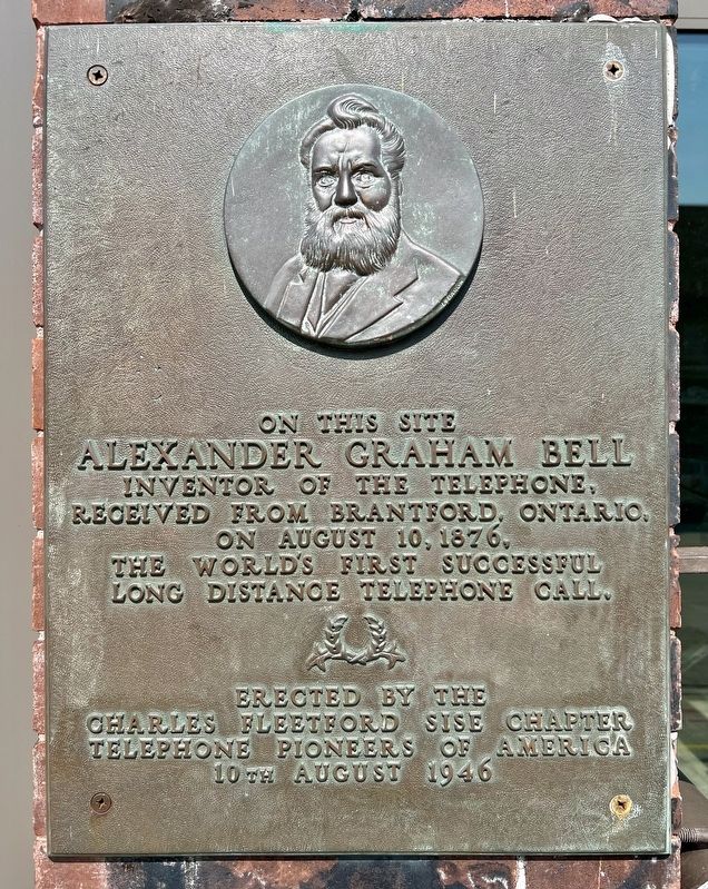 Alexander Graham Bell Marker image. Click for full size.