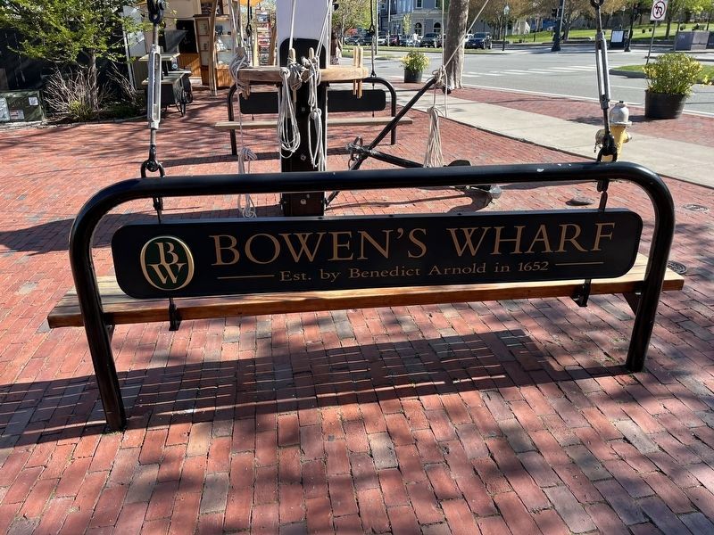 Bowen's Wharf Marker image. Click for full size.
