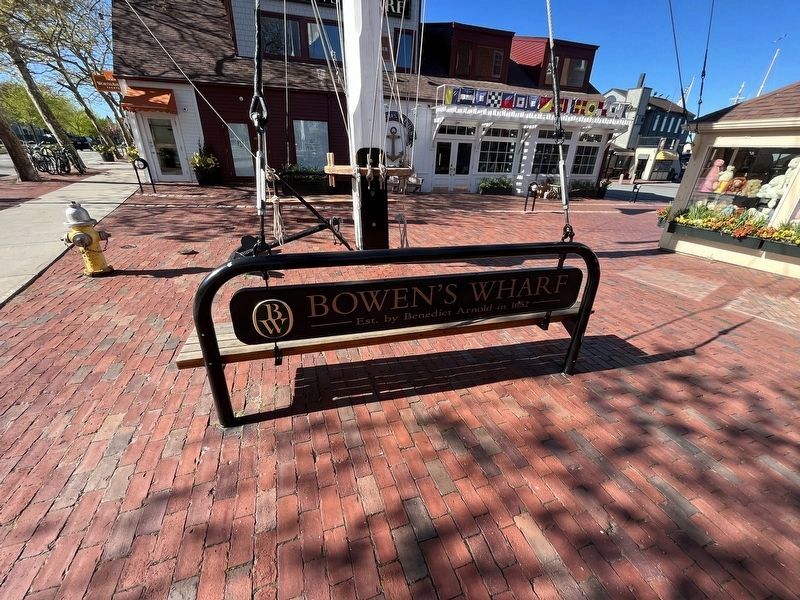 Bowen's Wharf Marker image. Click for full size.
