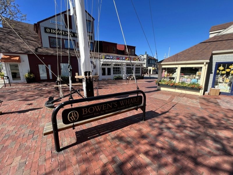 Bowen's Wharf Marker image. Click for full size.
