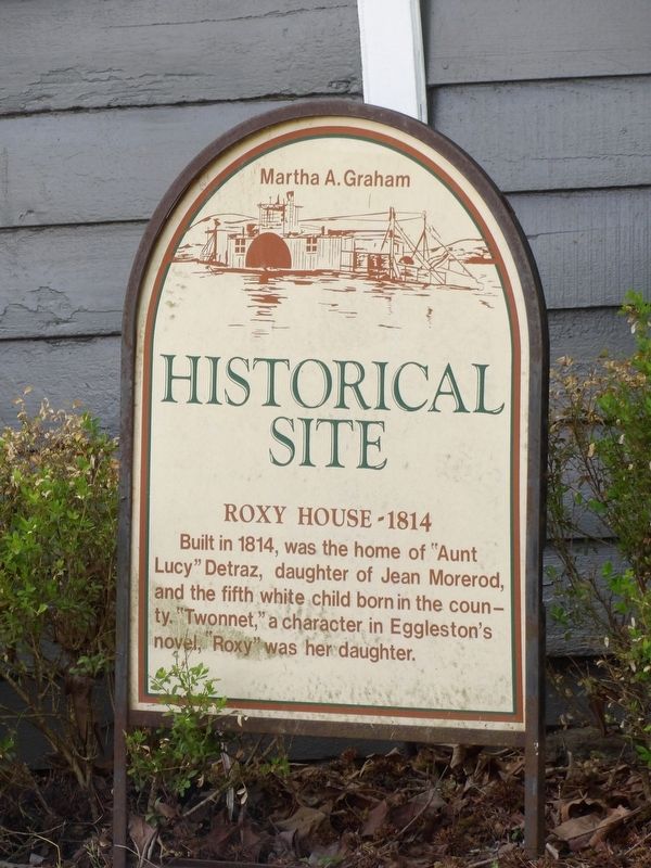 Roxy House - 1814 Marker image. Click for full size.