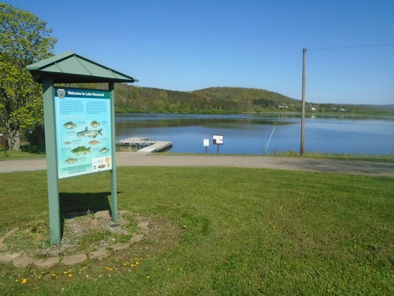 Welcome to Lake Nessmuk Marker image. Click for full size.