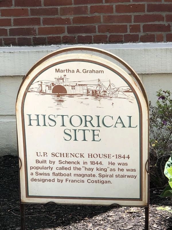 U.P. Schenck House - 1844 Marker. Click for full size. U.P. Schenck House - 1844 Marker image. Click for full size.