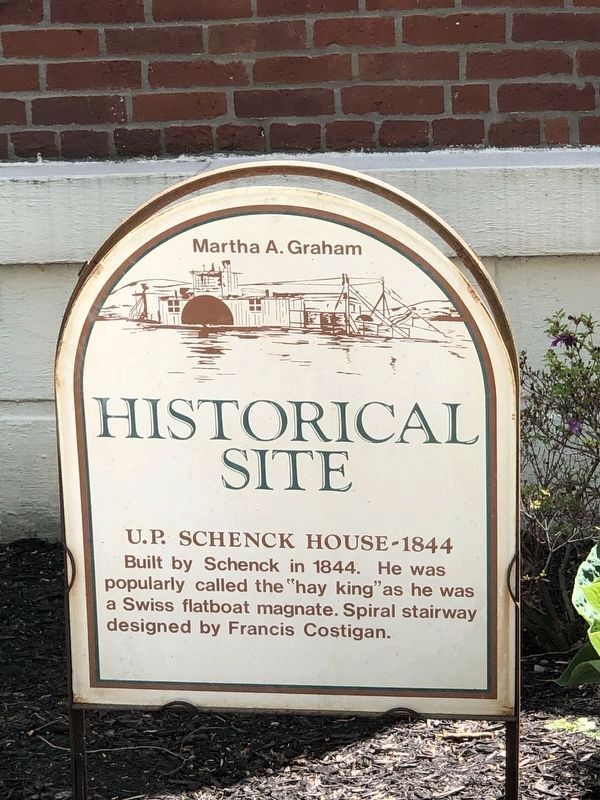 U.P. Schenck House - 1844 Marker image. Click for full size.