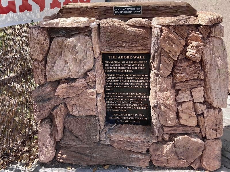 Adobe Wall Marker. Click for full size. Adobe Wall Marker image. Click for full size.