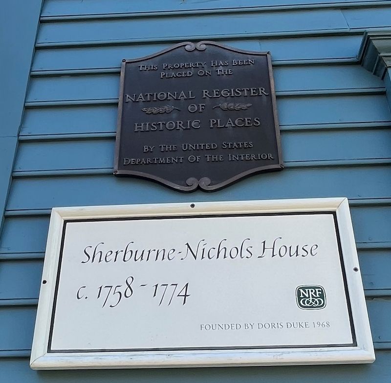 Sherburne-Nichols House Marker image. Click for full size.