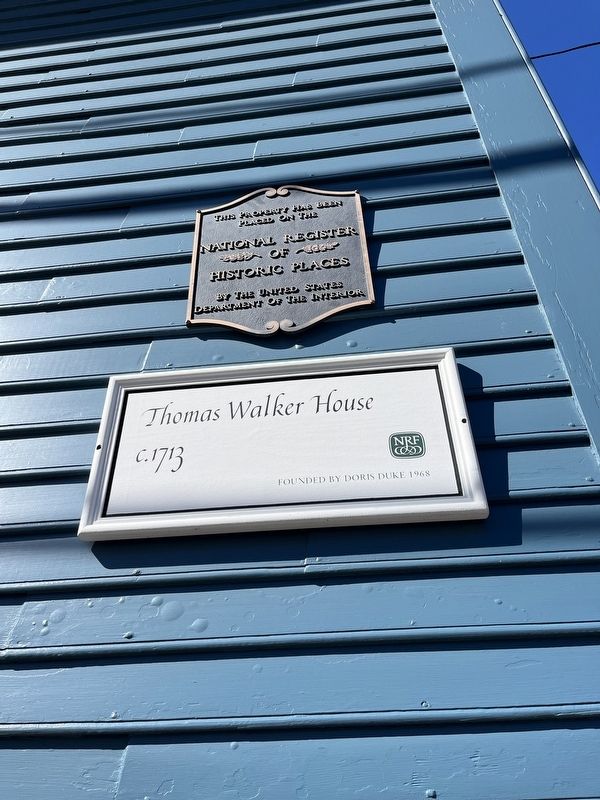 Thomas Walker House Marker. Click for full size. Thomas Walker House Marker image. Click for full size.