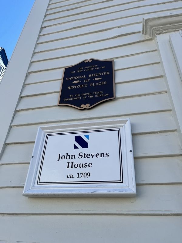 John Stevens House Marker image. Click for full size.