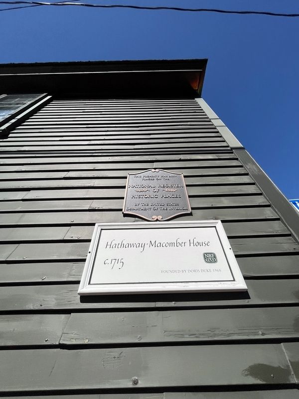 Hathaway-Macomber House Marker image. Click for full size.