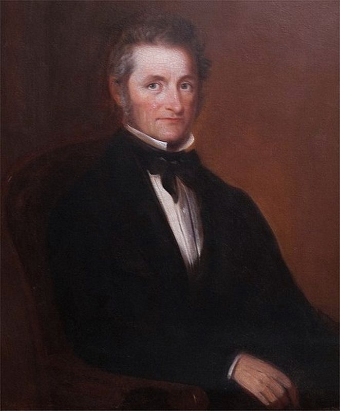 Portrait of Hiram King Capron by Robert Whale, ca 1852 image. Click for full size.
