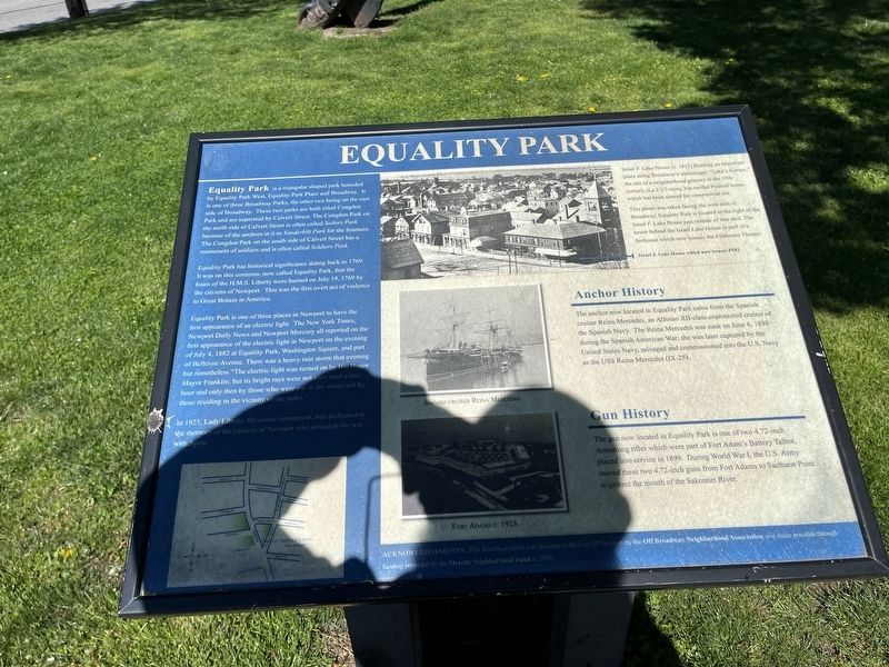 Equality Park Marker image. Click for full size.