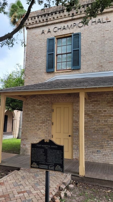Post Hospital Annex Marker. Click for full size. Post Hospital Annex Marker image. Click for full size.