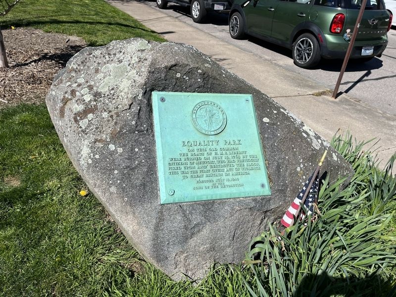 Equality Park Marker. Click for full size. Equality Park Marker image. Click for full size.