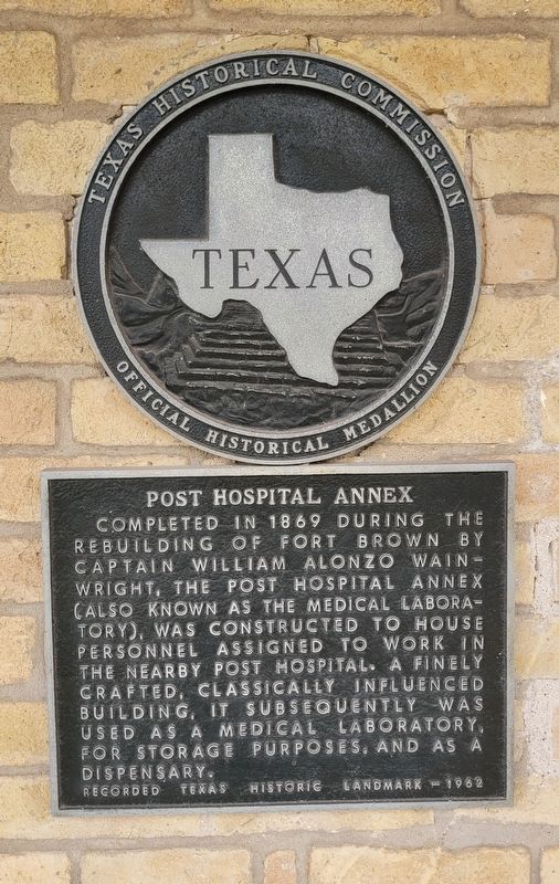 Post Hospital Annex Marker image. Click for full size.