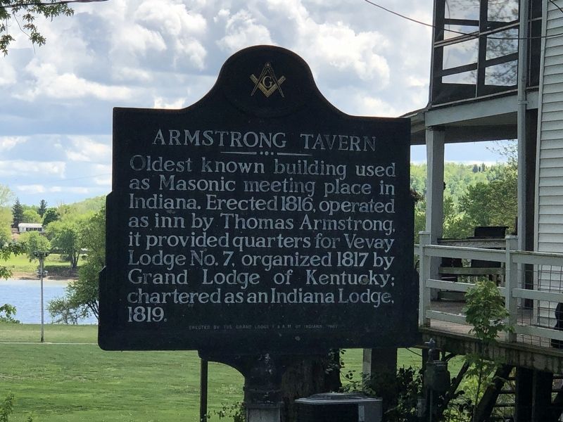 Armstrong Tavern Marker image. Click for full size.