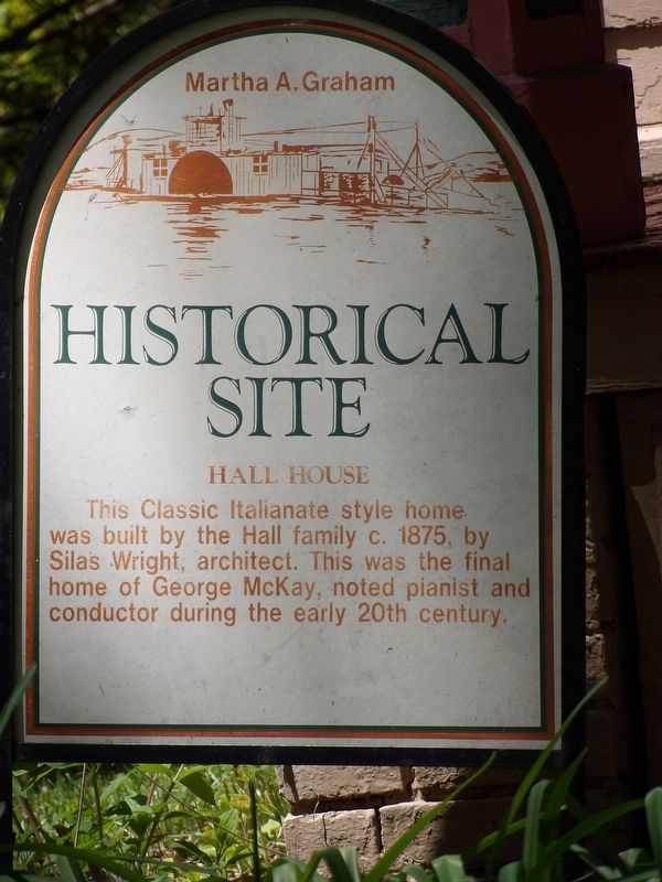 Hall House Marker image. Click for full size.