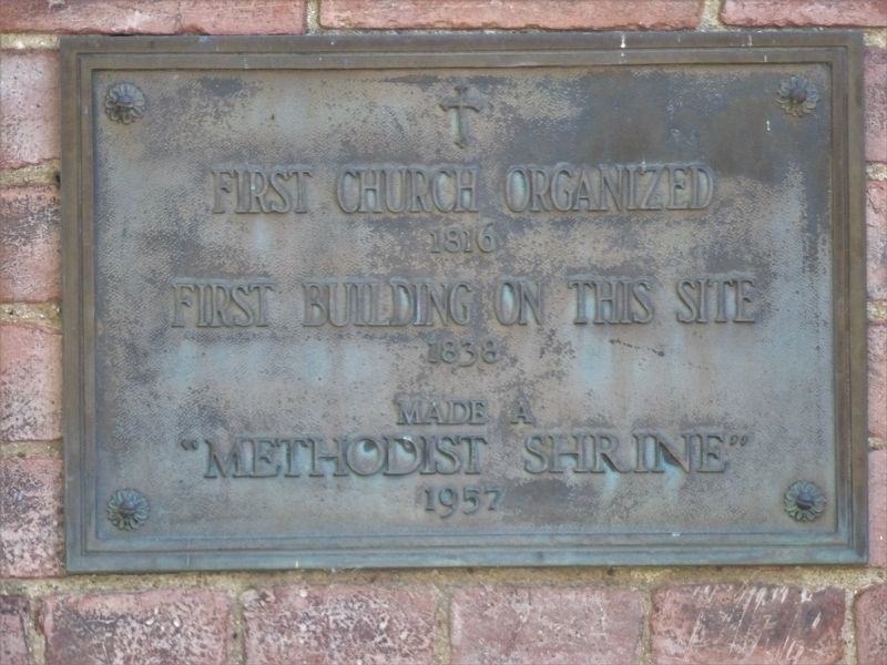 Ruter Chapel Methodist Church Marker. Click for full size. Ruter Chapel Methodist Church Marker image. Click for full size.