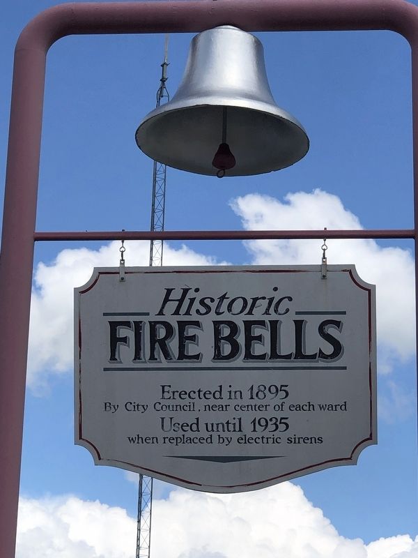 Historic Fire Bells Marker image. Click for full size.
