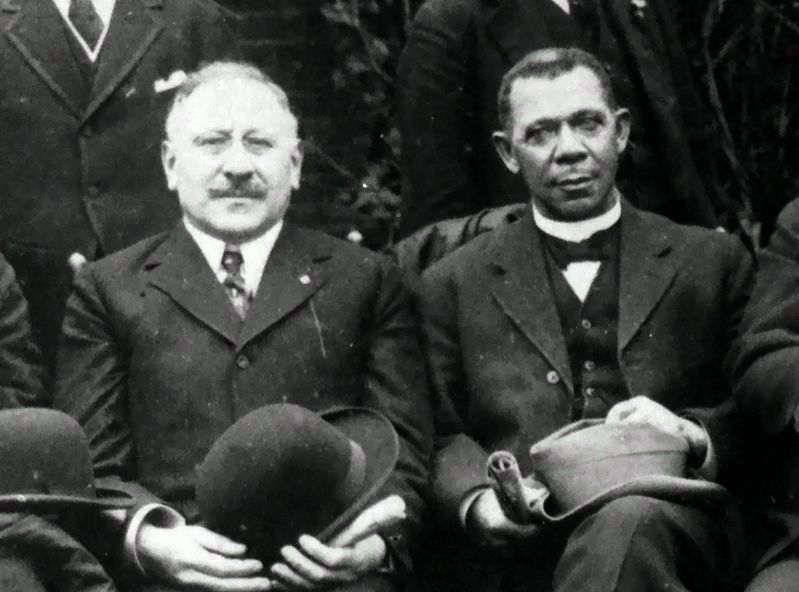 Side 2 - Julius Rosenwald and Dr. Booker T. Washington image. Click for full size.