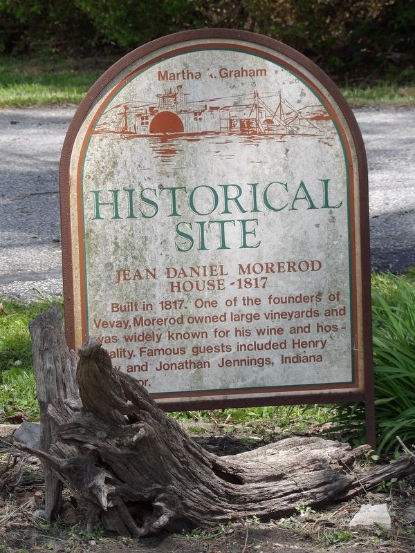 Jean-Daniel Morerod House  1817 Marker image. Click for full size.