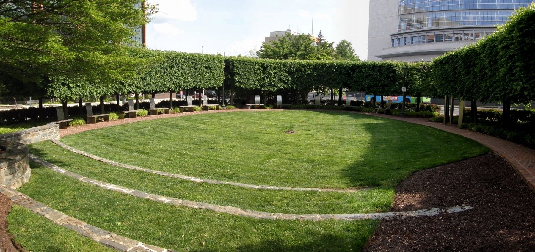 Memorial to the Events of September 11, 2001 site image. Click for full size.