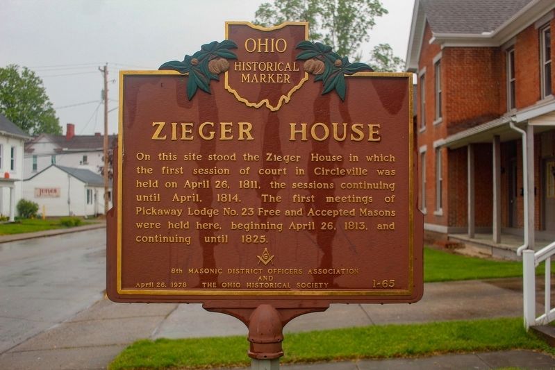 Zieger House Marker image. Click for full size.