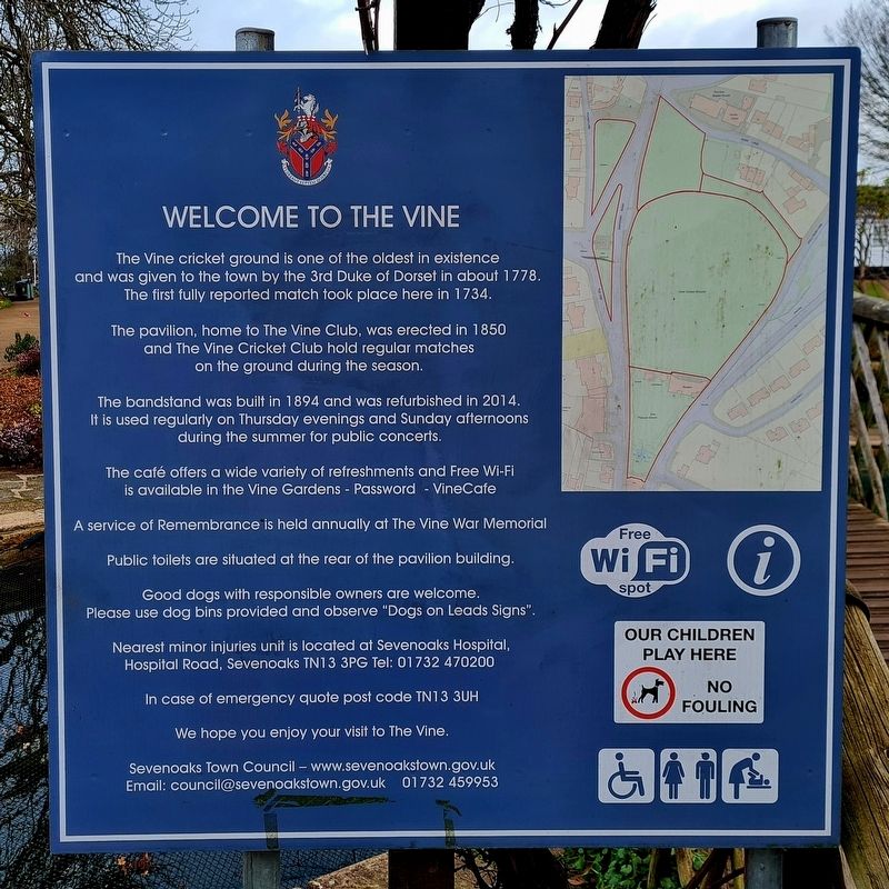 Welcome to The Vine Marker image. Click for full size.