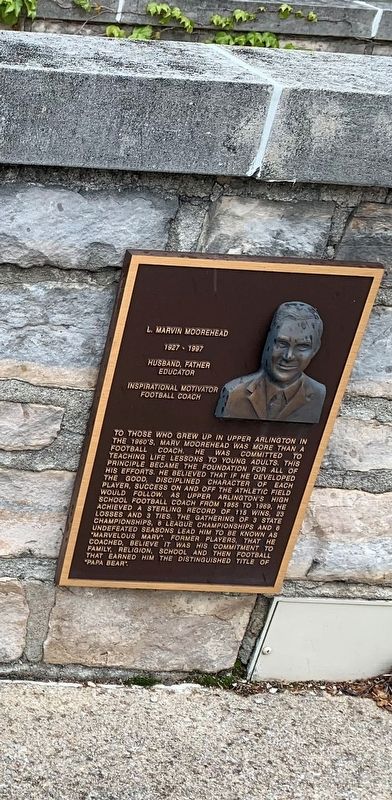 L. Marvin Moorehead Marker image. Click for full size.