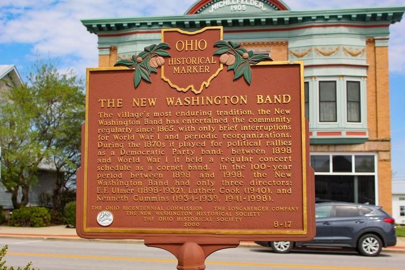 The New Washington Band Marker Side. Click for full size. The New Washington Band Marker Side image. Click for full size.