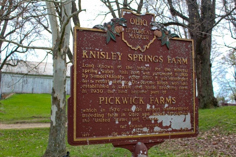 Knisley Springs Farm Marker image. Click for full size.