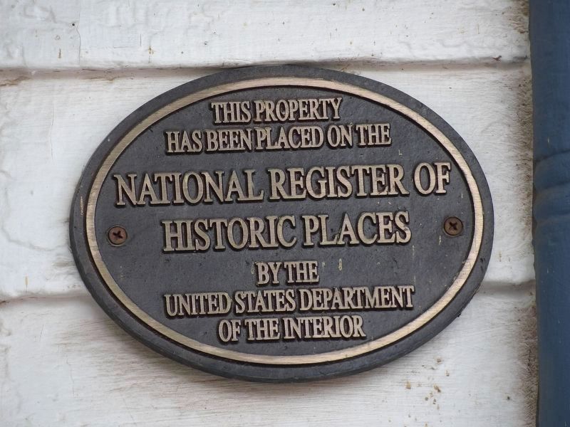 National Register of Historic Places Marker. Click for full size. National Register of Historic Places Marker image. Click for full size.
