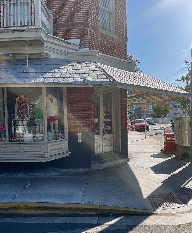 The Oldest Drug Store Marker image. Click for full size.