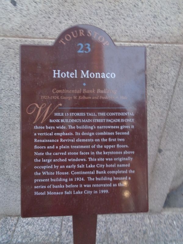Hotel Monaco Marker image. Click for full size.