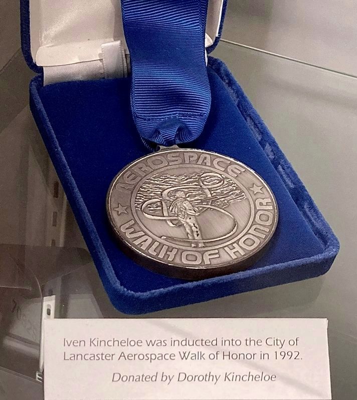 Captain Kincheloe Medal image. Click for full size.