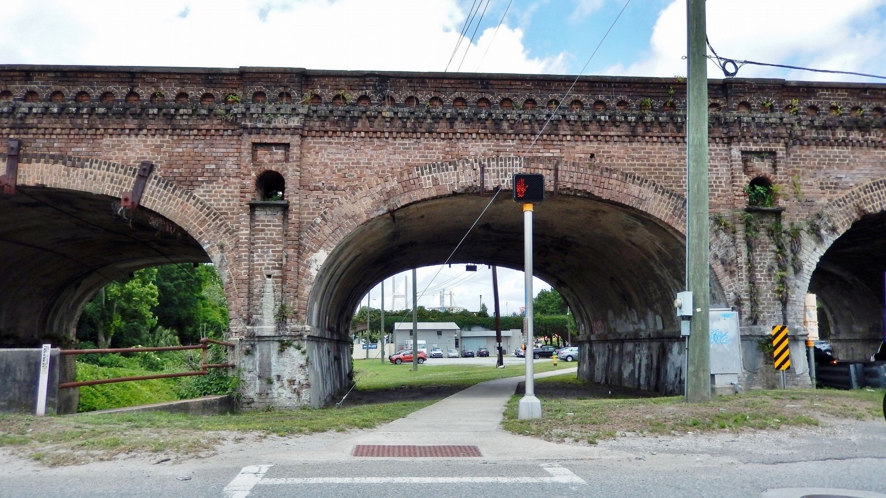 Brick Aqueduct Archway. Click for full size. Brick Aqueduct Archway image. Click for full size.