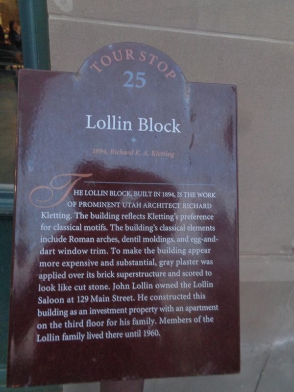 Lollin Block Marker image. Click for full size.