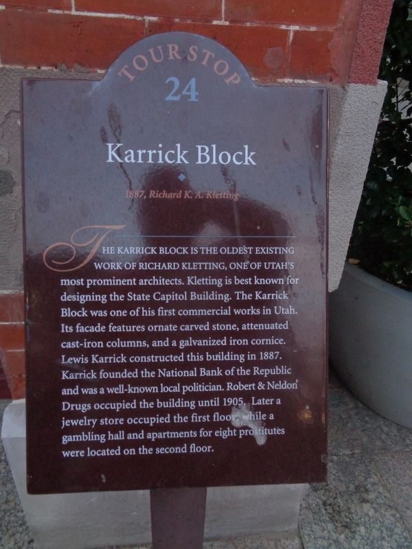 Karrick Block Marker image. Click for full size.