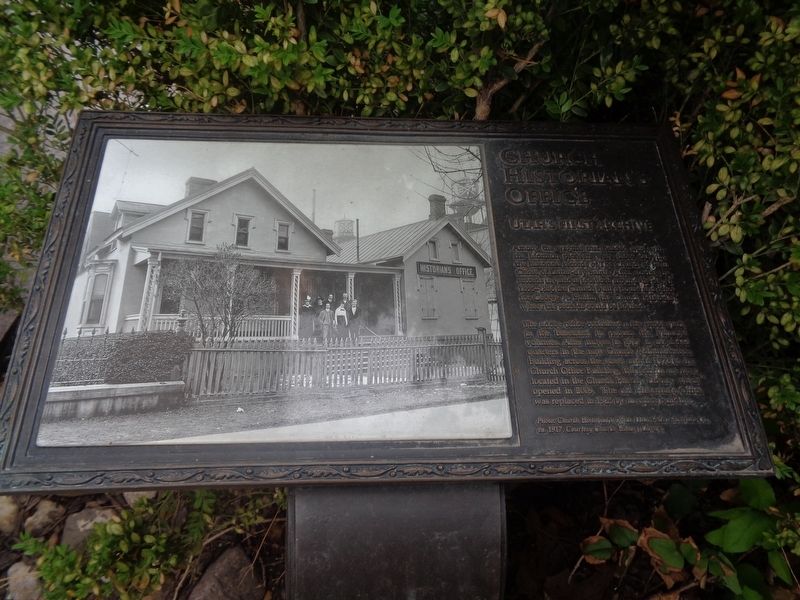 Church Historian's Office Marker image. Click for full size.