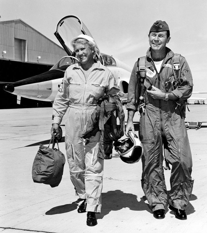 Jacqueline Cochran. Click for full size. Jacqueline Cochran image. Click for full size.